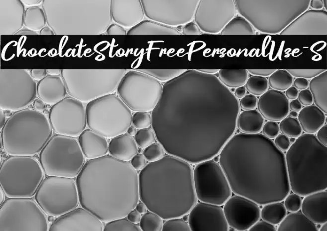 ChocolateStoryFreePersonalUse-S Polices examples