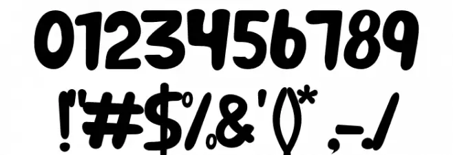 ChocolateValentine Font OTHER CHARS