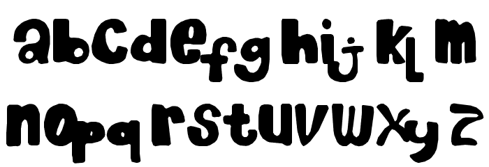 Chocolate_Muffin Font LOWERCASE