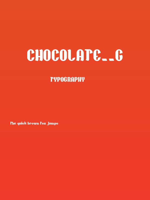 Chocolate__G Poster