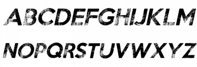 Chocolates Italic Regular 字体 大写