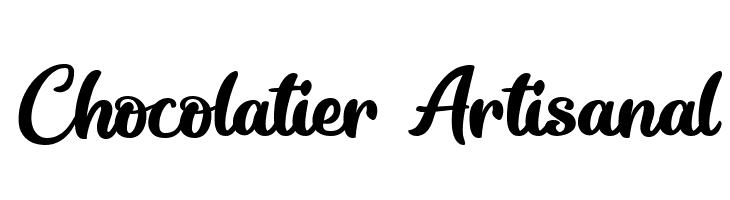 Chocolatier Artisanal  font caratteri gratis