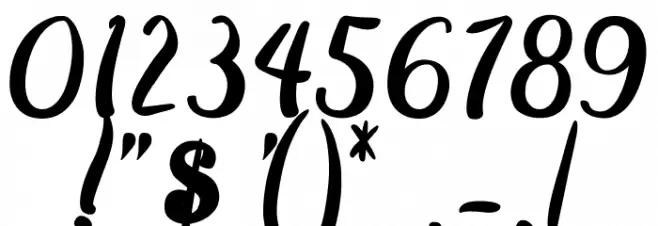 Chocolatier Artisanal Font OTHER CHARS