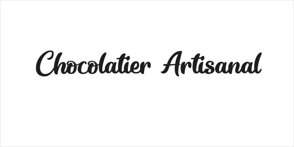 Chocolatier Artisanal Logo