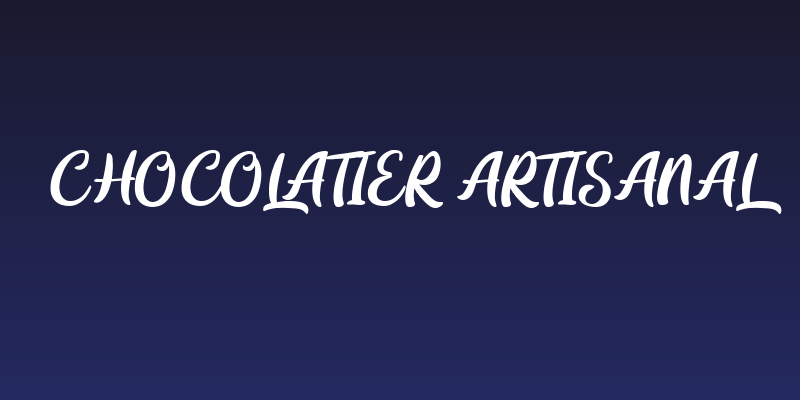 Chocolatier Artisanal Social Header