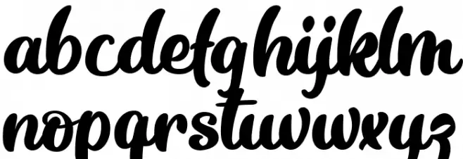 Chocolatier Artisanal फ़ॉन्ट लोअरकेस