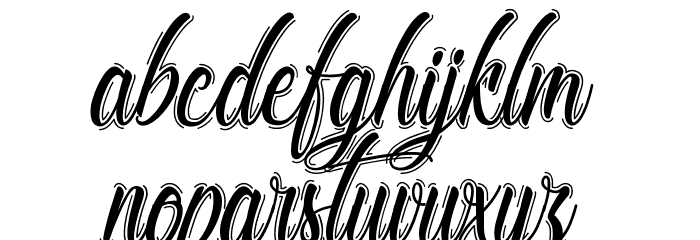 Chocolatine du Dimanche Font LOWERCASE