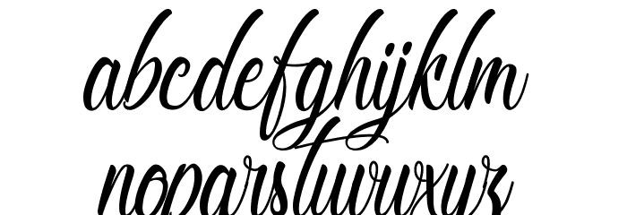 Chocolatines Font LOWERCASE
