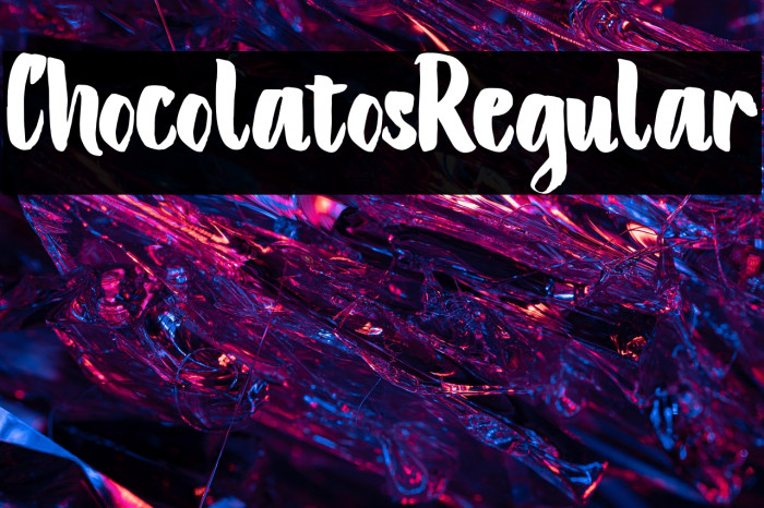 ChocolatosRegular Example 1