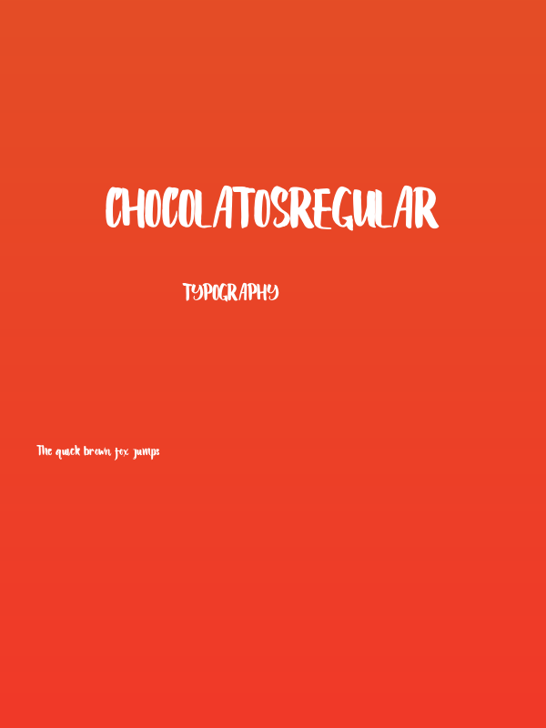 ChocolatosRegular Poster