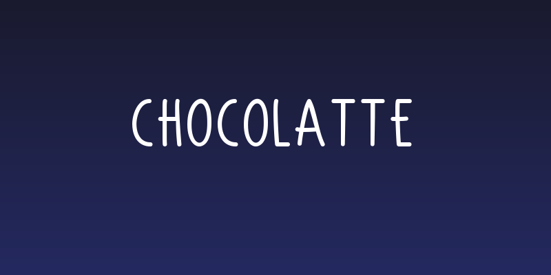 Chocolatte Social Header