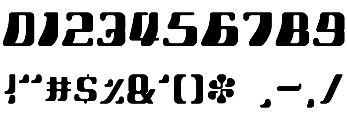 Chocopop Whietase Font OTHER CHARS