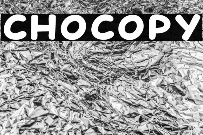 Chocopy फ़ॉन्ट examples