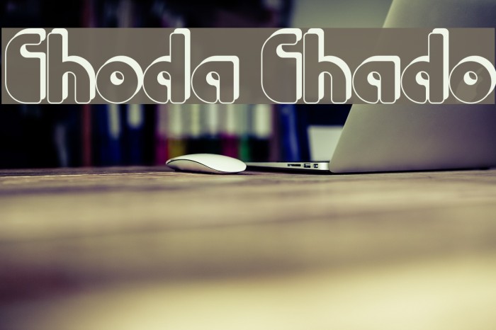Choda Chado Font examples