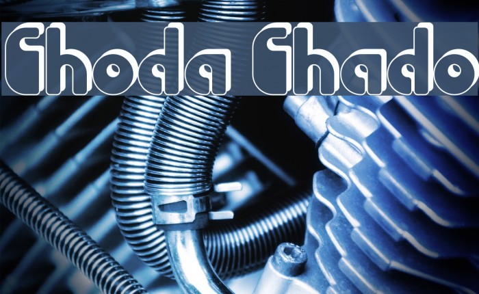 Choda Chado Font examples