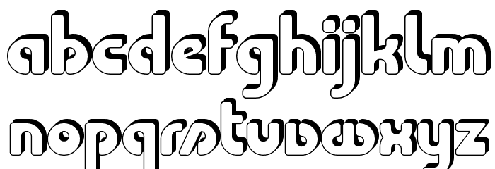 Choda Chado Font LOWERCASE