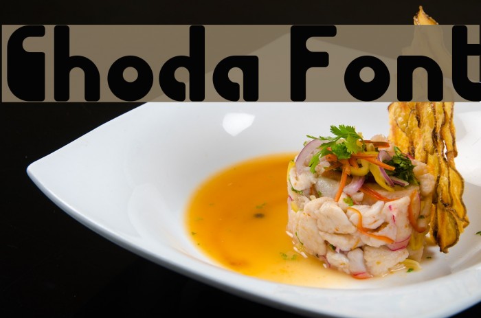 Choda Font examples