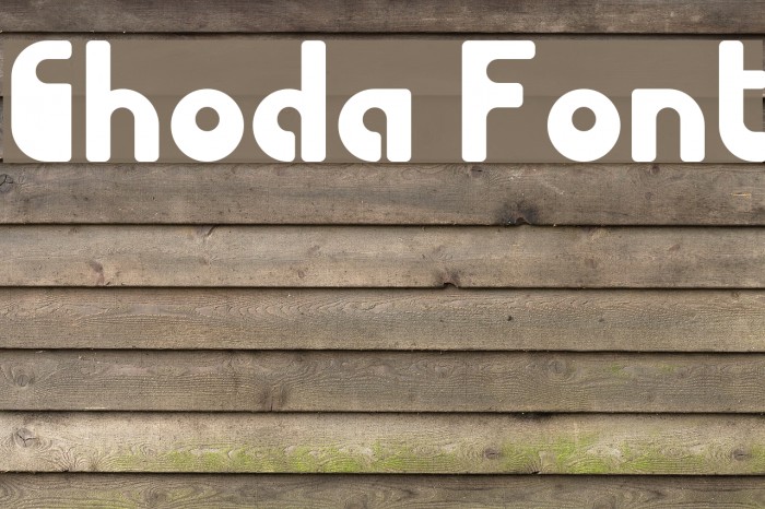 Choda Font examples