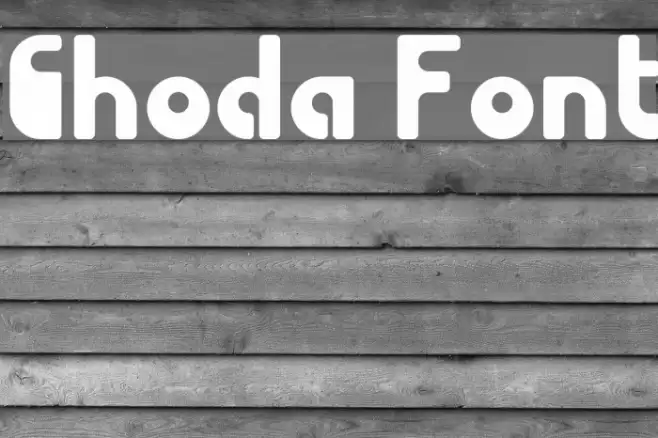 Choda フォント examples