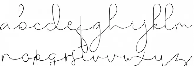 Choerunnisa Demo 字体 小写