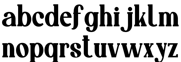 Choges Regular Font LOWERCASE