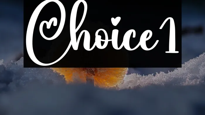 Choice1 Example 1