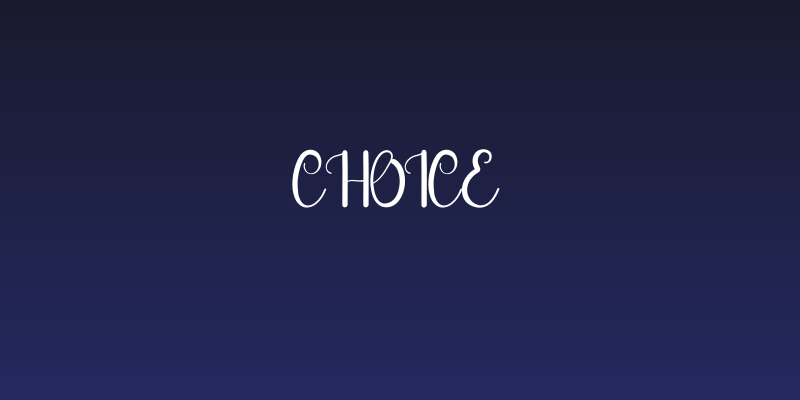 Choice Social Header