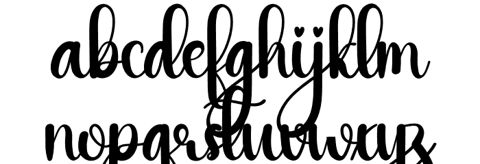 Choice Font LOWERCASE