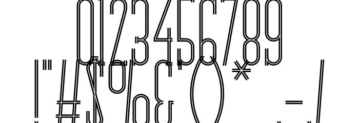 Chokie Crossline Style Font OTHER CHARS