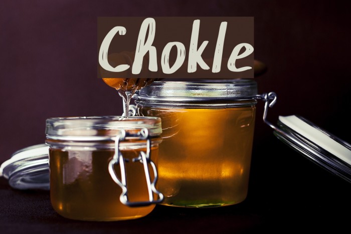 Chokle Font examples