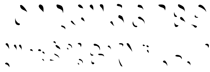 Choko Highlight Font OTHER CHARS
