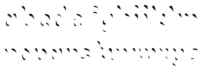Choko Highlight Font LOWERCASE