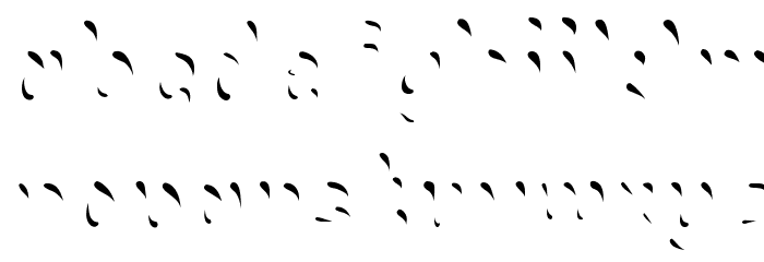 Choko Highlight Font LOWERCASE