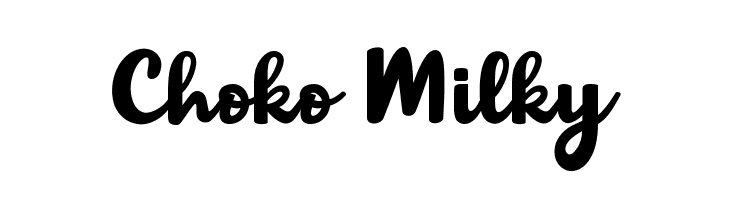 Choko Milky  Frei Schriftart Herunterladen
