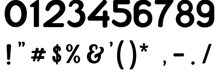 Choko Milky Font OTHER CHARS