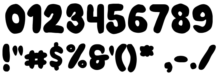 Choko Plain Font OTHER CHARS