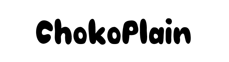 Choko Plain  font caratteri gratis