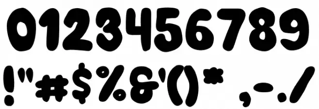 Choko Plain Font OTHER CHARS