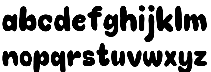 Choko Plain Font LOWERCASE