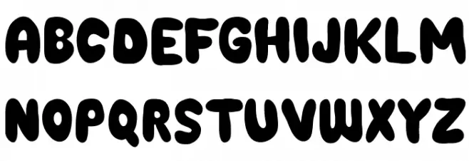 Choko Plain Schriftart Groß