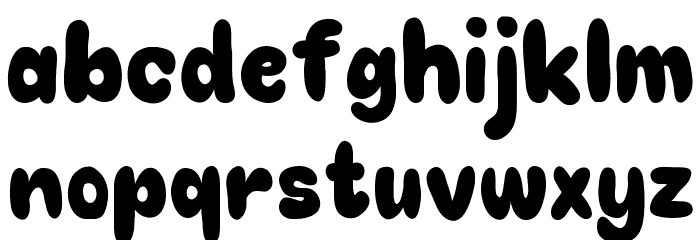 Choko Plain Font LOWERCASE