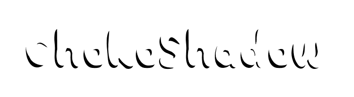 Choko Shadow  Frei Schriftart Herunterladen