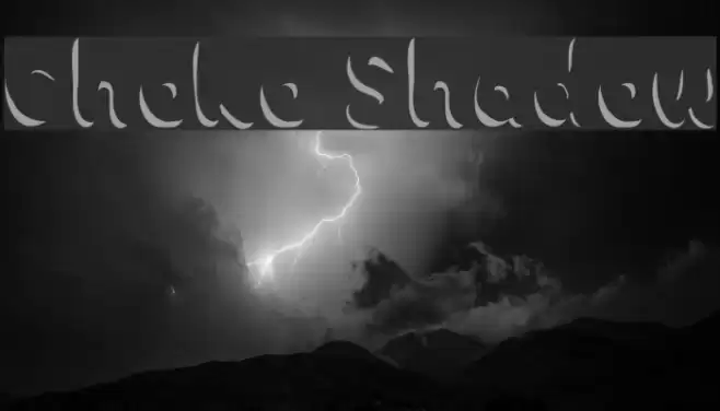 Choko Shadow Font examples