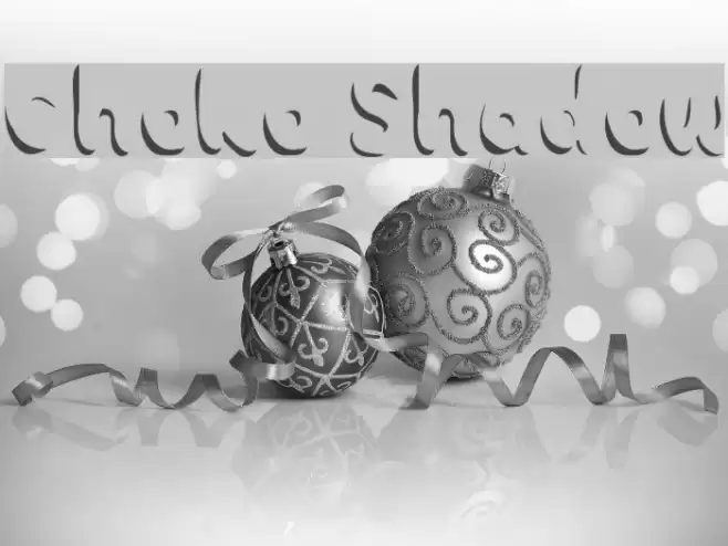 Choko Shadow Font examples