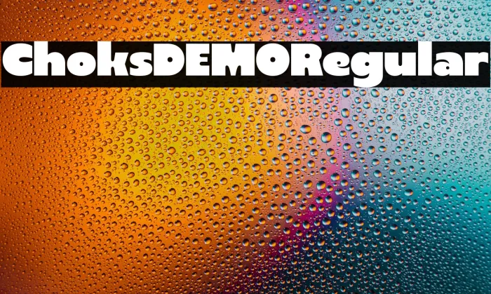 ChoksDEMO Regular Example 3