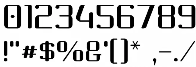 Choktoff Font OTHER CHARS