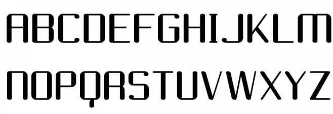Choktoff Font UPPERCASE