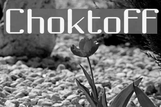 Choktoff Font examples