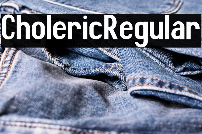 Choleric Regular Example 3