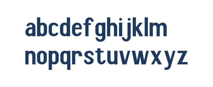 Choleric Regular Lowercase